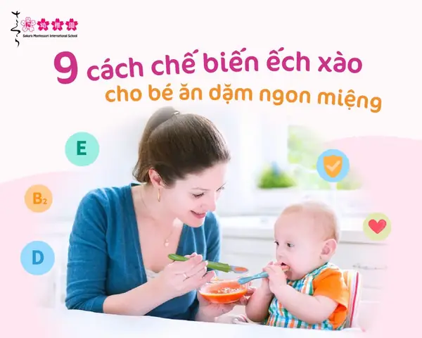 9 cách chế biến ếch xào cho bé ăn dặm ngon miệng