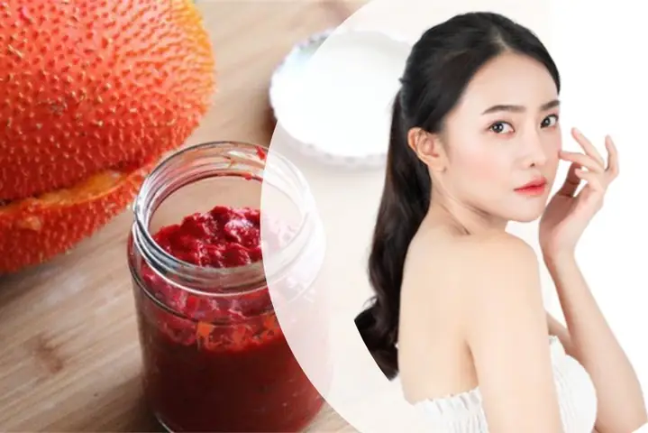 3Cách làm mặt nạ gấc nguyên chất