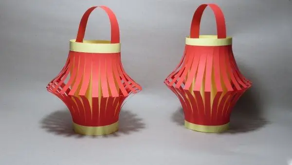 2.1 Cách làm lồng đèn trung thu bằng giấy đơn giản nhất