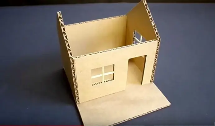 Hướng dẫn cách làm ngôi nhà bằng giấy carton đơn giản tại nhà