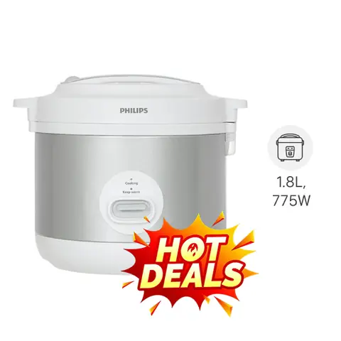 Nồi cơm nắp gài Philips 1.8 lít HD3008/30