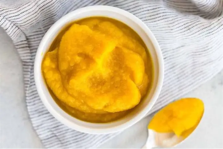 2.13. Bí đỏ nghiền cho bé ăn dặm