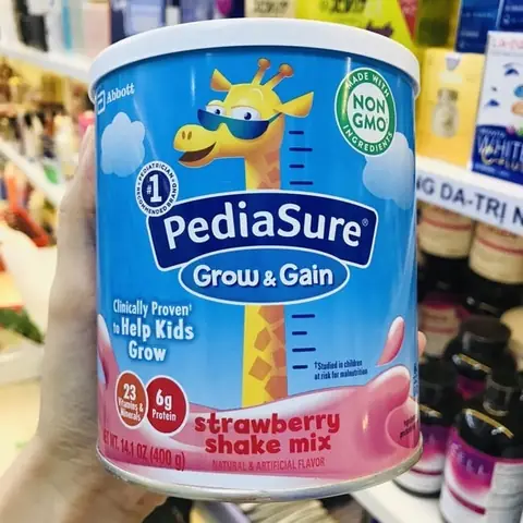 Cách pha sữa pediasure Mỹ đúng chuẩn