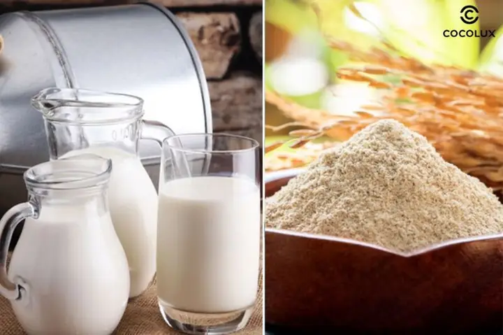 #15. Tẩy da chết cơ thể bằng Cám gạo, sữa chua