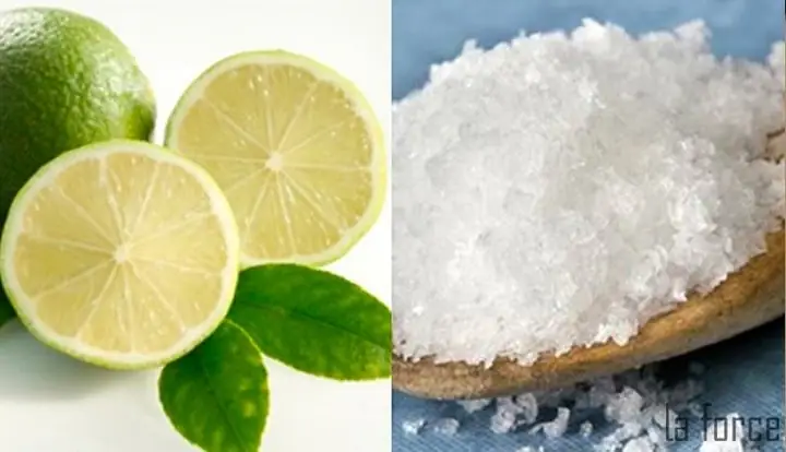 1. Tẩy vết bút bi trên túi da bằng chanh và muối