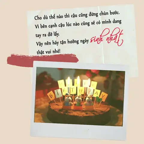 1. Lời chúc sinh nhật bạn thân ý nghĩa