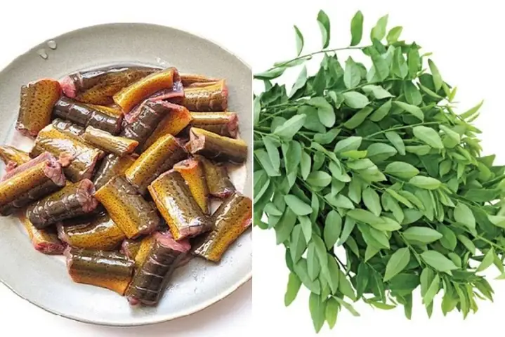 4.5. Cháo lươn nấu với rau ngót