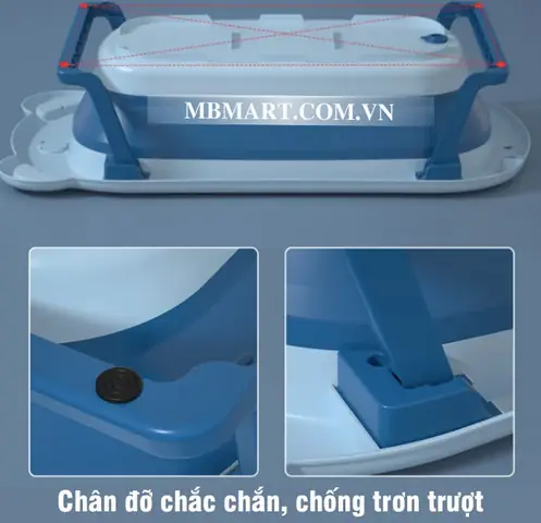 Chân đỡ chắc chắn, dễ dàng gấp gọn khi cần
