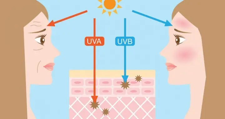 1Tác hại của tia UV trong ánh nắng mặt trời