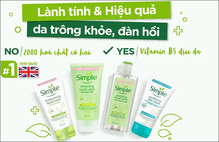 1Đôi nét thương hiệu toner Simple