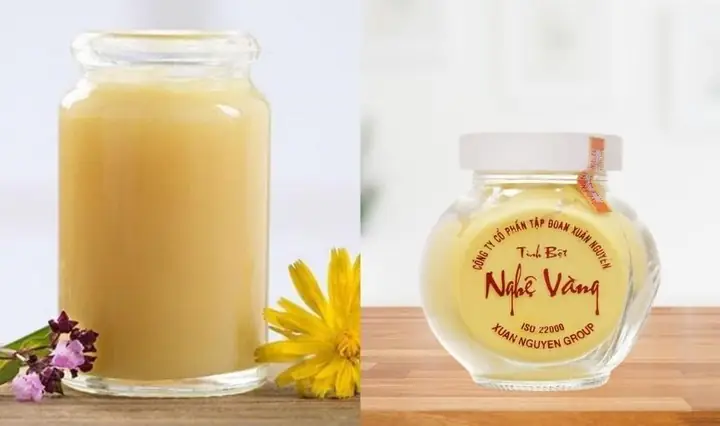 3.1 Mặt nạ sữa ong chúa và tinh bột nghệ 3.1 Mặt nạ sữa ong chúa và tinh bột nghệ