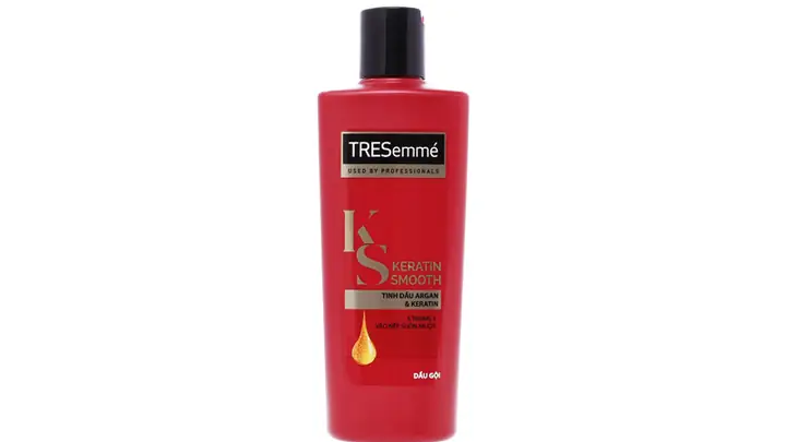 1Dầu gội Tresemme màu đỏ Keratin Smooth