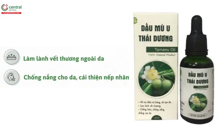 Dầu mù u trị bỏng hiệu quả
