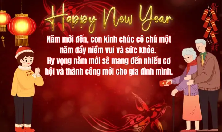 Lời chúc Tết bố mẹ người yêu hay và ý nghĩa