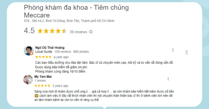 6. Phòng khám Đa khoa Meccare (Hưng Lộc)