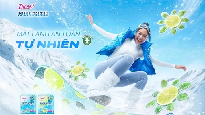 1Giới thiệu chung về băng vệ sinh Diana Sensi Cool Fresh