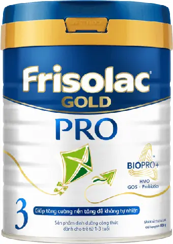 Sữa Frisolac Gold Pro số 3, 800g (1-3 tuổi) (Giao bao bì ngẫu nhiên)