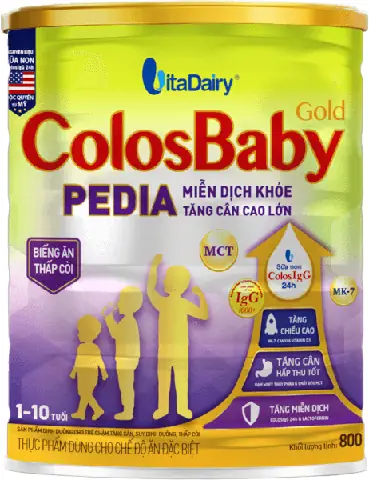 Sữa ColosBaby Gold Pedia 800g (1 - 10 tuổi)