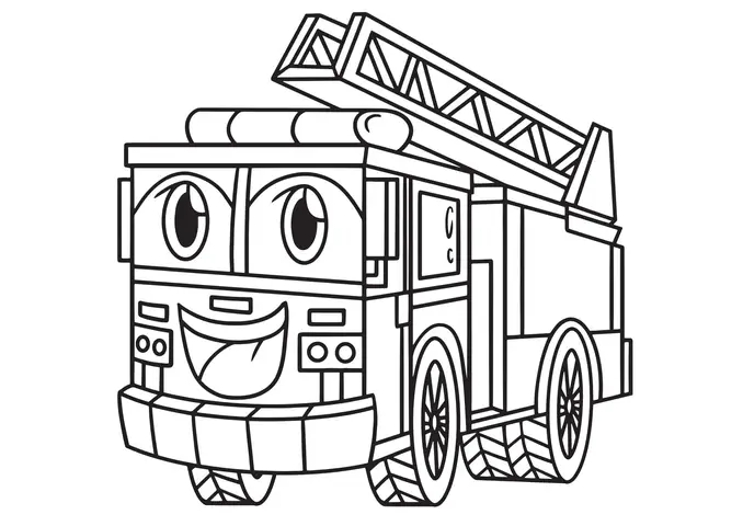 Tranh Tô Màu Ô Tô Cho Bé 9-12 Tuổi