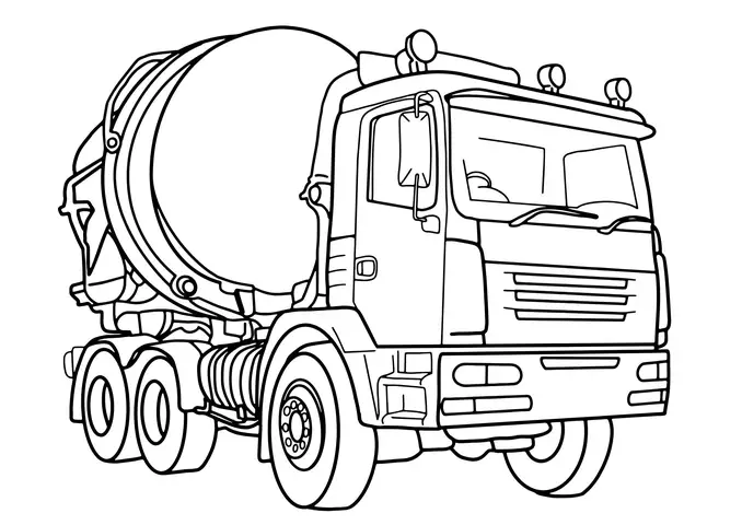 Tranh Tô Màu Ô Tô Cho Bé 6-8 Tuổi