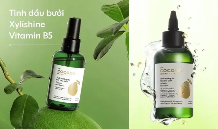 4.5 Xịt tinh dầu bưởi dưỡng tóc hàng ngày