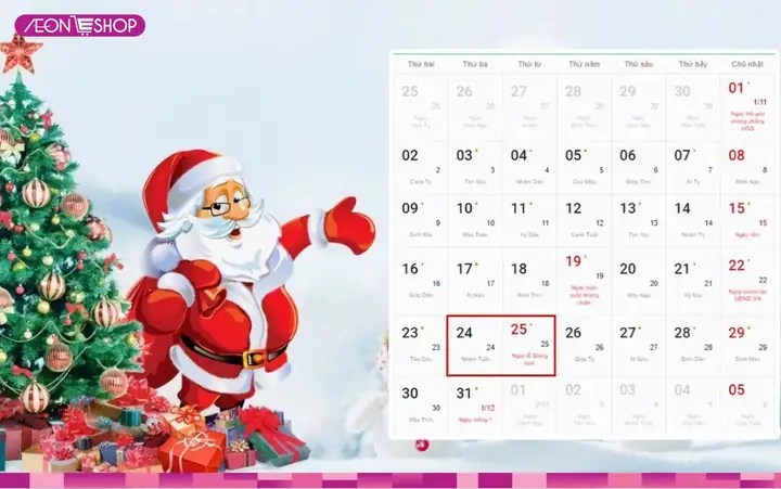 Mấy ngày nữa đến Noel 2025? Noel 2025 rơi vào ngày thứ mấy?