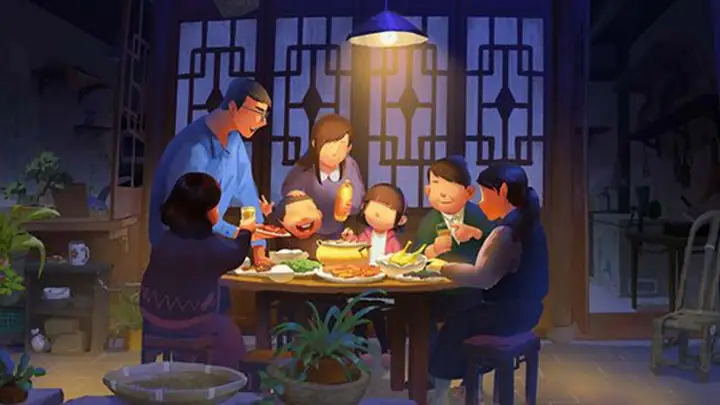 Hình ảnh Tết Trung thu rước lồng đèn mới 2024