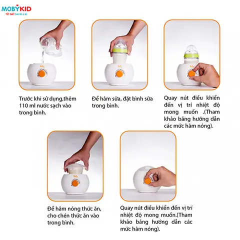 3.1 Cách sử dụng chức năng hâm nóng