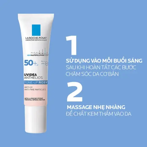 3.2 Kem chống nắng La Roche Posay Uvidea Anthelios Tone-Up Rosy