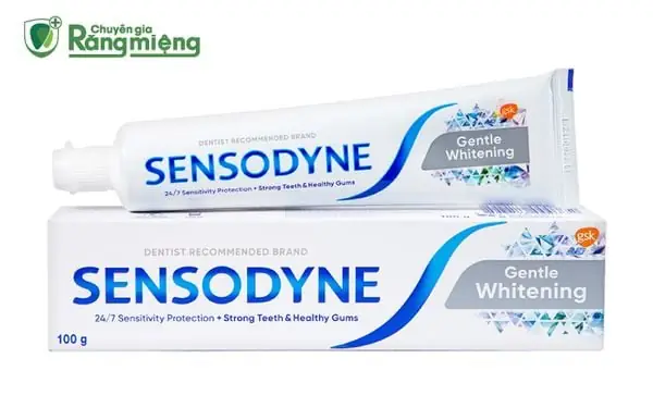 3.3 Kem đánh răng Sensodyne Gentle Whitening