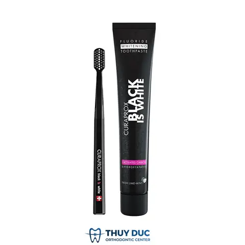 8. Kem đánh răng Curaprox Black Is White 8. Kem đánh răng Curaprox Black Is White