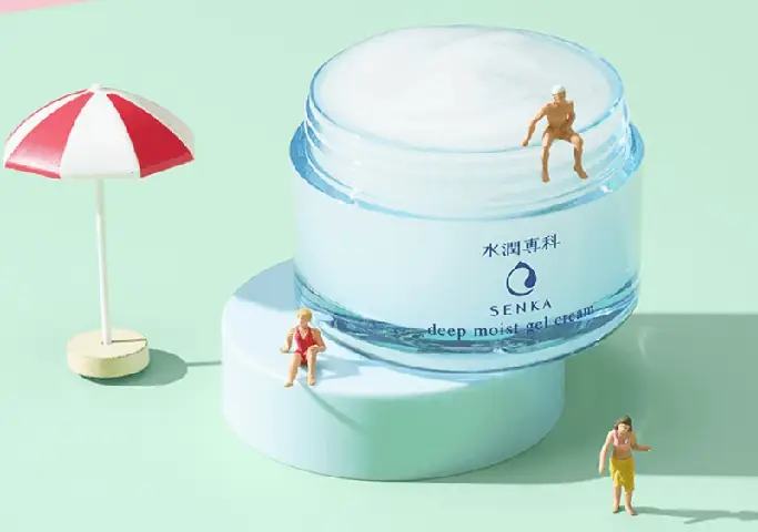 4. Kem Dưỡng Senka Deep Moist Gel Cream 50g