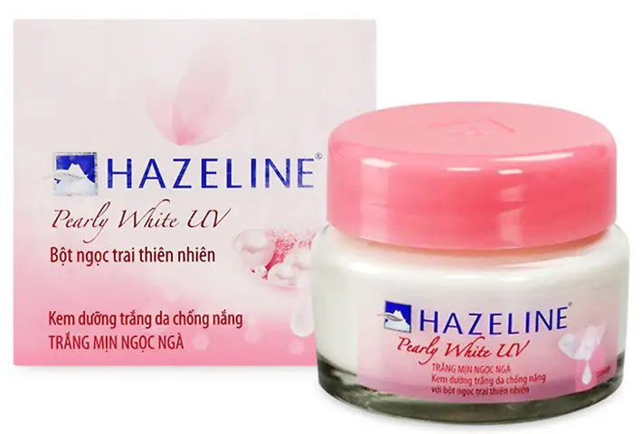 1. Kem dưỡng da Hazeline pearly White UV ngọc trai: