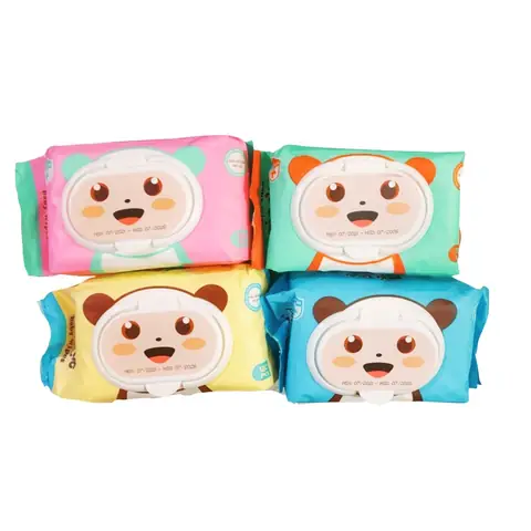 Khăn Giấy Ướt Baby Gấu Trúc Phú Đạt 120 Pcs