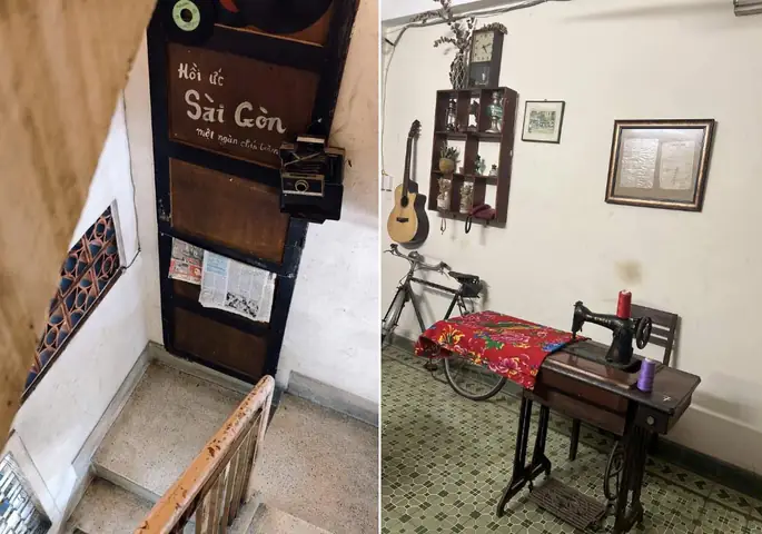 Tô tượng cùng bé tại Tiệm Trà & Cà Phê Út Nhỏ