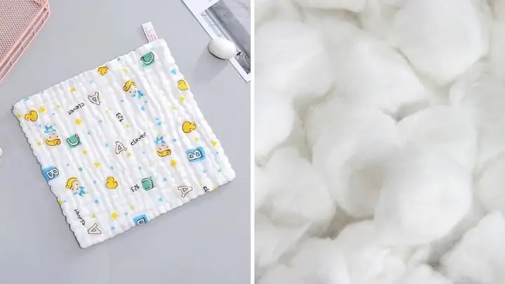 Chất liệu khăn sữa an toàn dành cho bé
