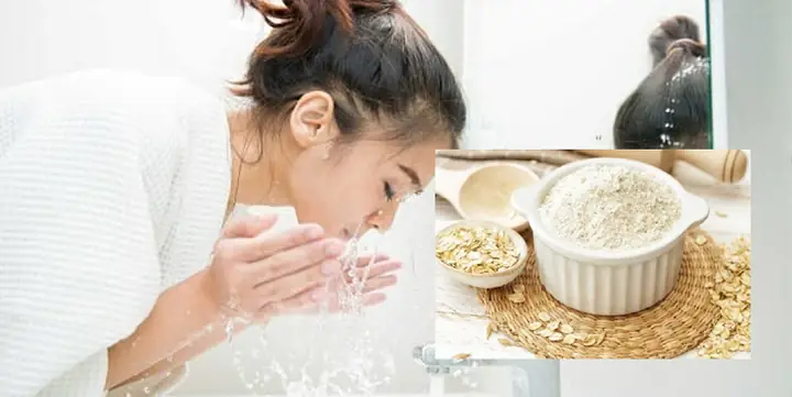3Cách rửa mặt bằng bột yến mạch