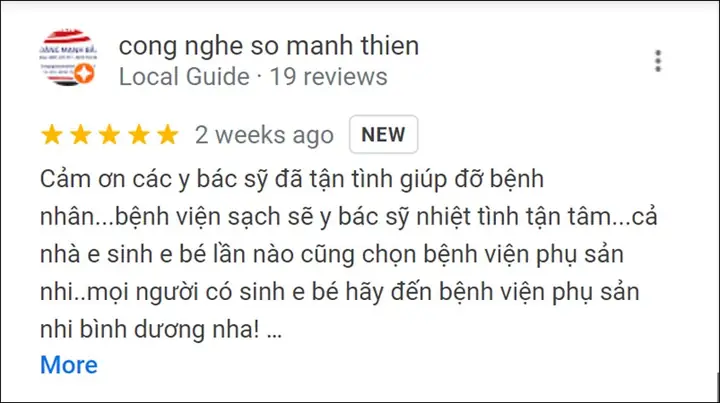 5Bệnh viện Phụ sản Nhi Bình Dương có tốt không?