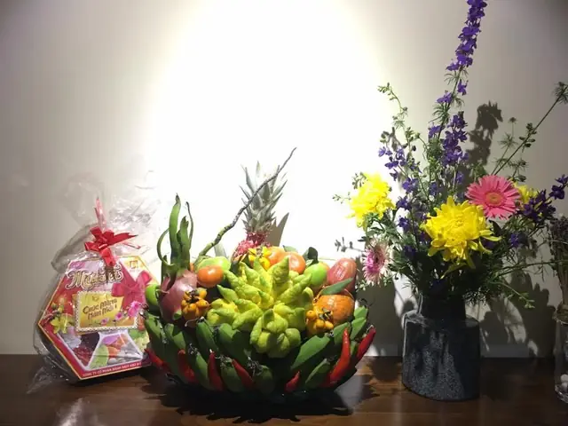 mâm ngũ quả ngày tết đơn giản