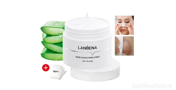 2. Mặt nạ trị mụn đầu đen LANBENA nose plants pore strips
