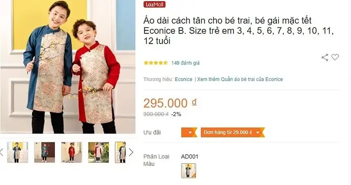 1.7. Áo dài cách tân Unifriend & Econice