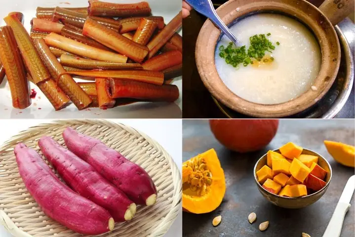 5Cháo lươn khoai lang cho bé với bí đỏ (Công thức do người dùng chia sẻ)