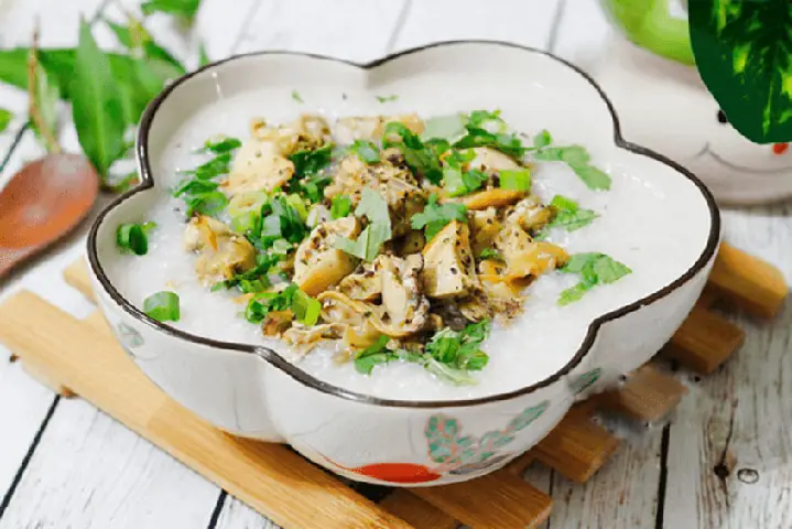 5Thực đơn các món cháo trai cho bé