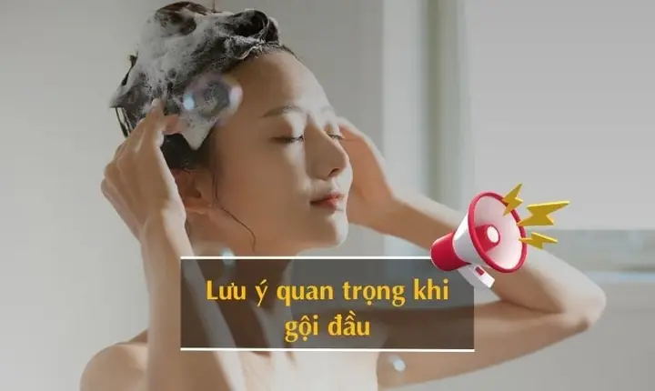 Lưu ý quan trọng khi gội đầu để an toàn cho sức khỏe