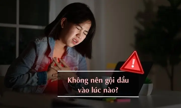 Không nên gội đầu vào lúc nào? Những khung giờ gây đột quỵ?