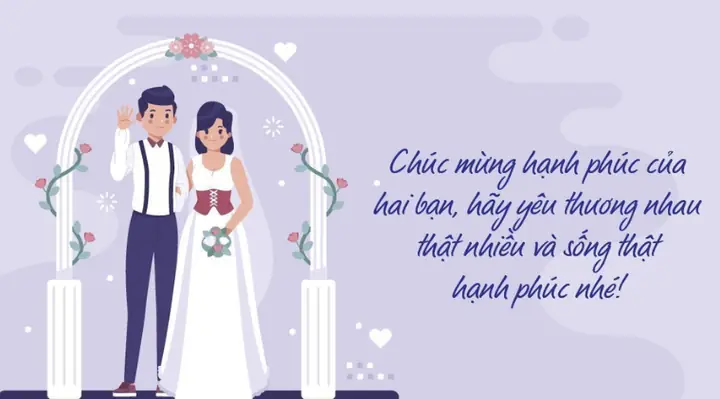 Câu chúc đám cưới đồng nghiệp hay, ngắn gọn