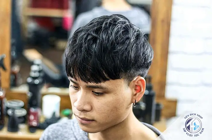 1.15 Tóc nam Hàn Quốc mái ngố
