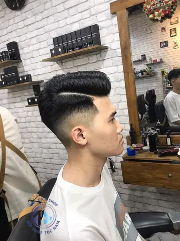 1.10.2 Tóc nam Hàn Quốc – kiểu vuốt ngược