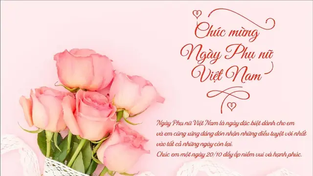 Những lời chúc ngày Phụ nữ Việt Nam 20/10 hay và ý nghĩa nhất 2025- Ảnh 1.