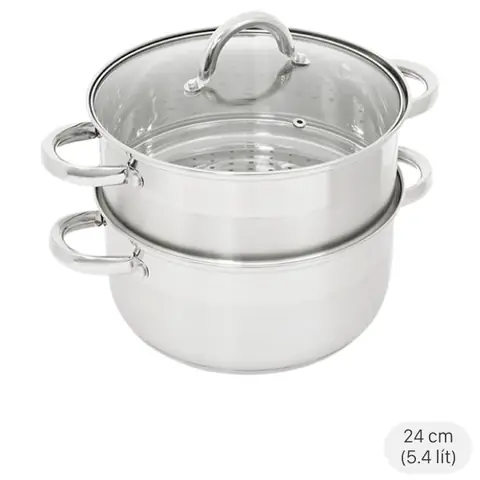 Bộ nồi xửng inox 3 đáy Delites CW-S106-1